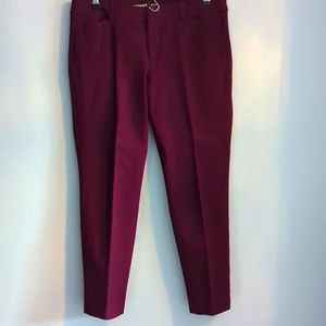 Burgundy Casual/Professional Pants